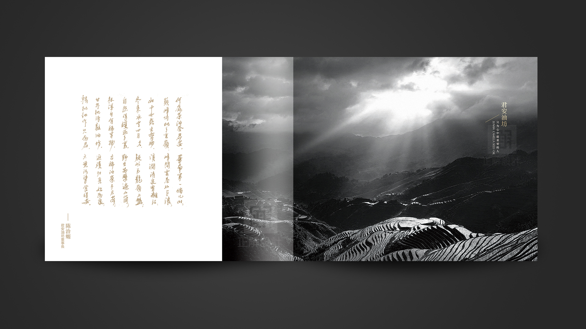 山茶油农业画册设计